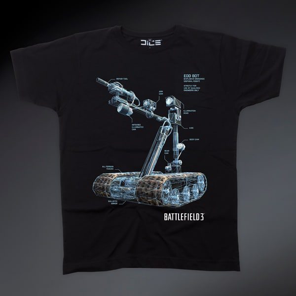 bf3-shirts-eod-bot Battlefield 3 - EOD-Bot T-Shirt