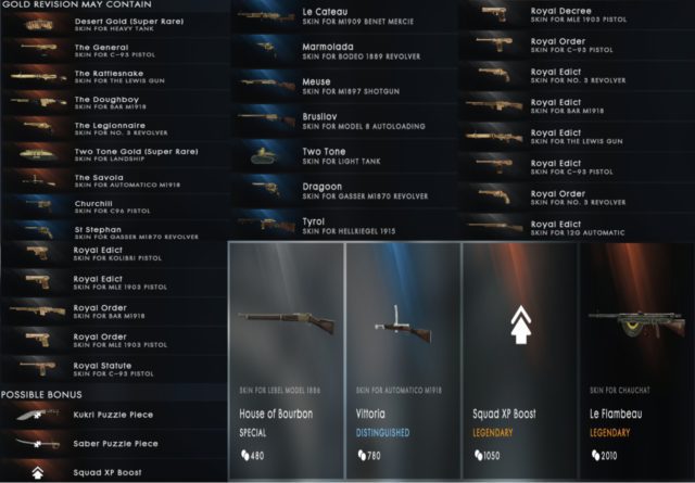 Battlefield 1 Battlepack Revision 28