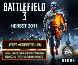 Battlefield 3 vorbestellen bei Amazon.de