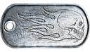 Flammenschädel Dogtag Flammenschädel - Exklusives Act of Valor Dogtag