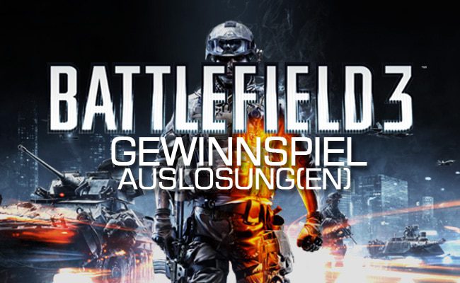 Gewinnspielauslosung - Doppelte Auslosung 1 bf3 gewinnspiel auslosung