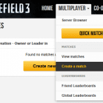 Battlelog Matches ab heute verfügbar