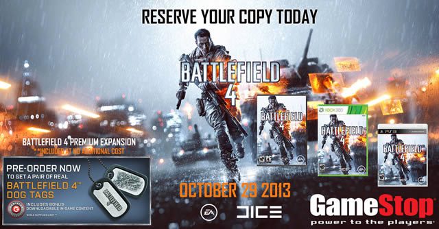 battlefield 4 release date leak gamestop