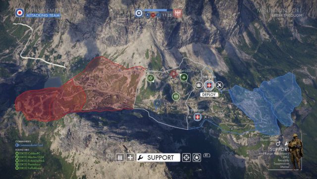 Battlefield 1: Frühes Concept Art der Map Monte Grappa samt Commander.