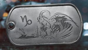 Capricorn Dog Tag