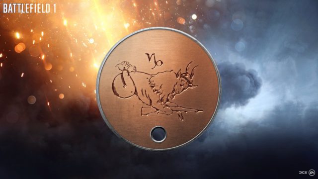 Battlefield 1 Capricorn Dog Tag