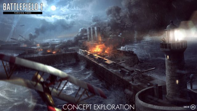 Concept Art der Battlefield 1 Erweiterung "Turning Tides"