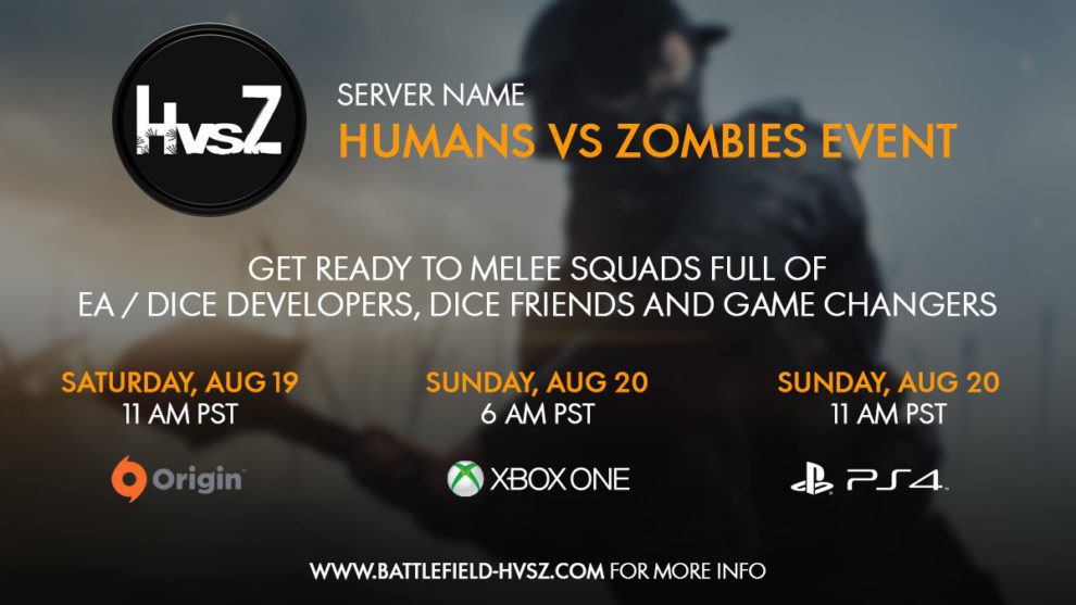 Battlefield HUMANS VS ZOMBIES