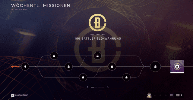 Battlefield V Wöchentliche Mission – 30. Juli – 06. August 2020 3 woche 1