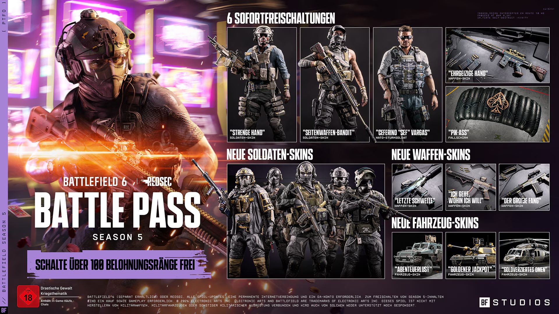Battlefield 6 Season 5: Alle Inhalte und Belohnungen zum Battle Pass & Battlefield Pro im Detail 7 BF6 S5 BattlePass