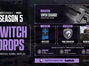 Battlefield 6 Season 5 twitch drops teaser