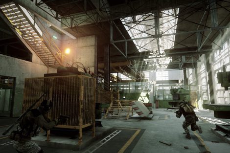 Battlefield 3 Close Quarters Scrap Metal map E3 Screen 5