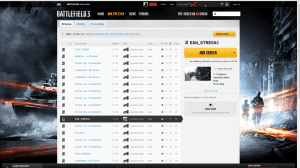 Battlelog - Serverbrowser