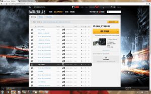 Battlefield 3 auf dem PC ohne Serverbrowser Battlelog - Serverbrowser