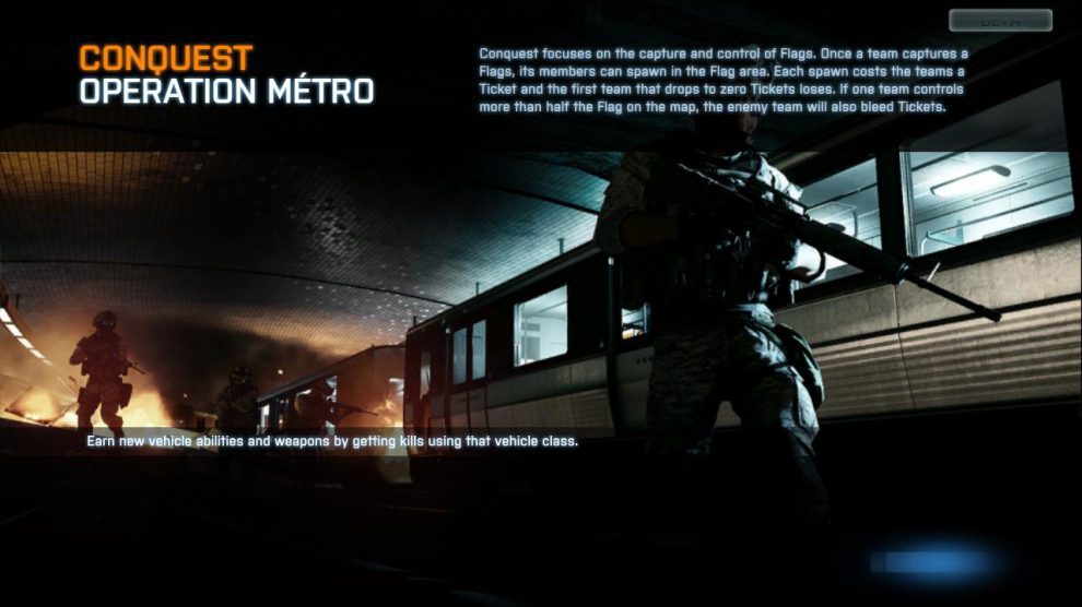 Angespielt: Operation Métro mit 64 Slots im Conquestmodus 2 Battlefield 3 Operation Metro Conquest angespielt 10
