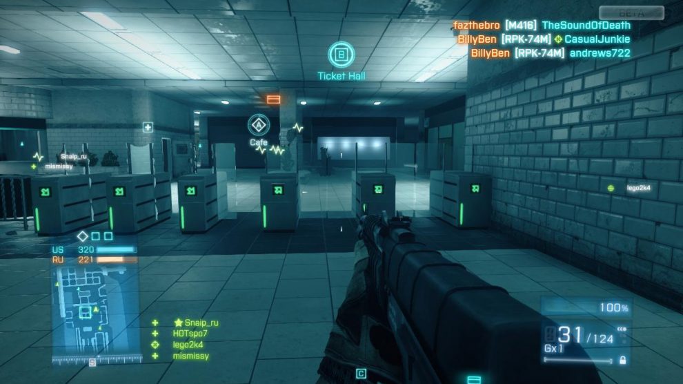 Angespielt: Operation Métro mit 64 Slots im Conquestmodus 11 Battlefield 3 Operation Metro Conquest angespielt 9