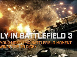 only in battlefield 3 video contest