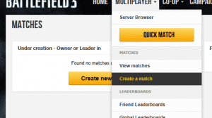 battlelog matches