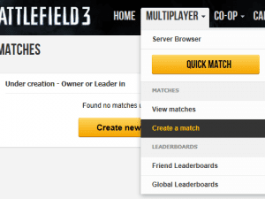 battlelog matches