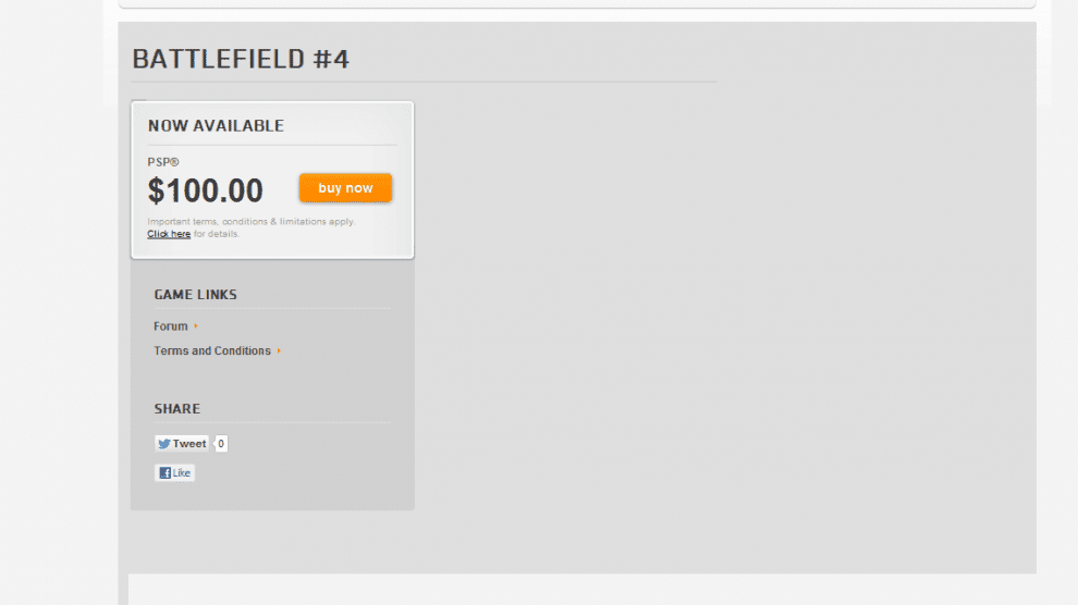 Gefunden: Battlefield 4 bei Origin für 100 Dollar 3 bf4 origin psp