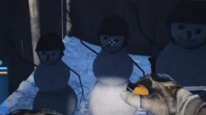 end game snowman easter egg