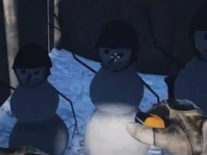 end game snowman easter egg