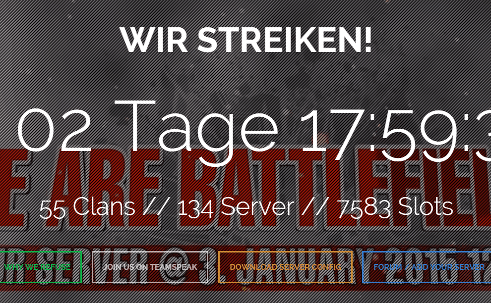We are Battlefield - Serveradmins rufen zum Streik auf 3 wearebattlefield