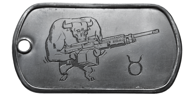 DOGTAG Right Standard Zodiac Tarus L