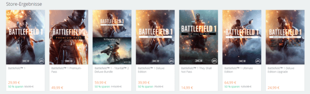battlefield1 sale orogn may 2017