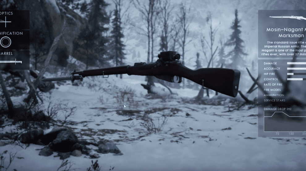 bf1 in the name of tsar weapons 2
