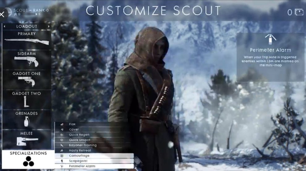 Battlefield 1: Perks kommen zurück auf´s Schlachtfeld 2 bf1 Specilizations scout