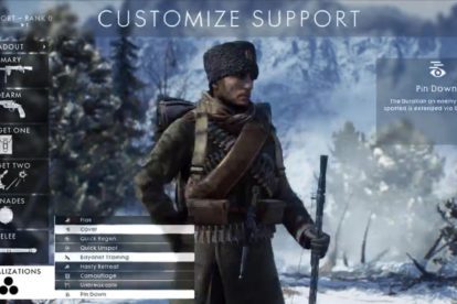 Battlefield 1: Spezialisierungs-Perk-System im Detail 3 bf1 Specilizations support