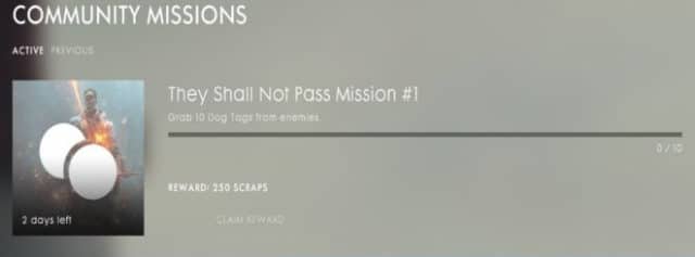 bf1 they shall not pass community mission