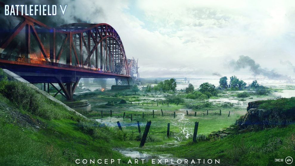 Battlefield V - Tides of War: Holland, Norwegen und Afrika in Leak genannt 6 Battlefield V Nijmegen Bridge Artwork