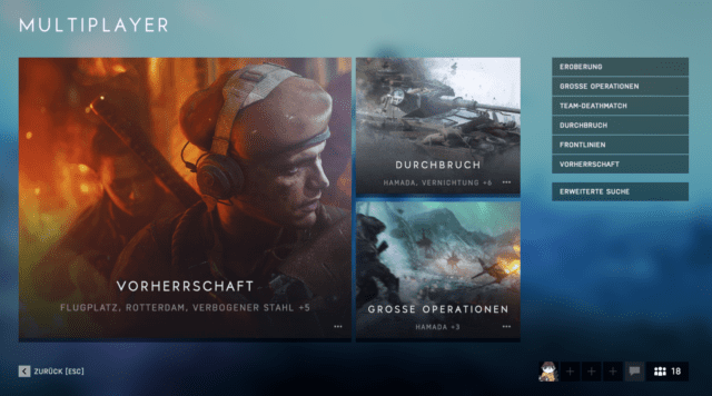 Battlefield V: Spielmodus spezifische Server sind jetzt online 4 battlefield v gamemode spezifische server sind online
