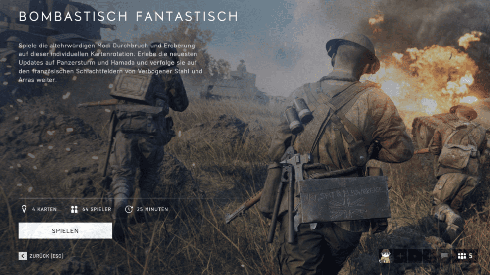 Battlefield V: Neue Map & Spielmodus Rotation "Bombastisch Fantastisch" verfügbar 2 battlefield v Bombastisch Fantastisch 1