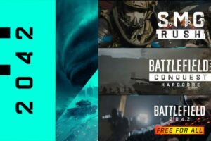 Battlefield 2042 Neue Spielmodi fuer Portal SMG Rush Free 4 All Conquest Hardcore teaser