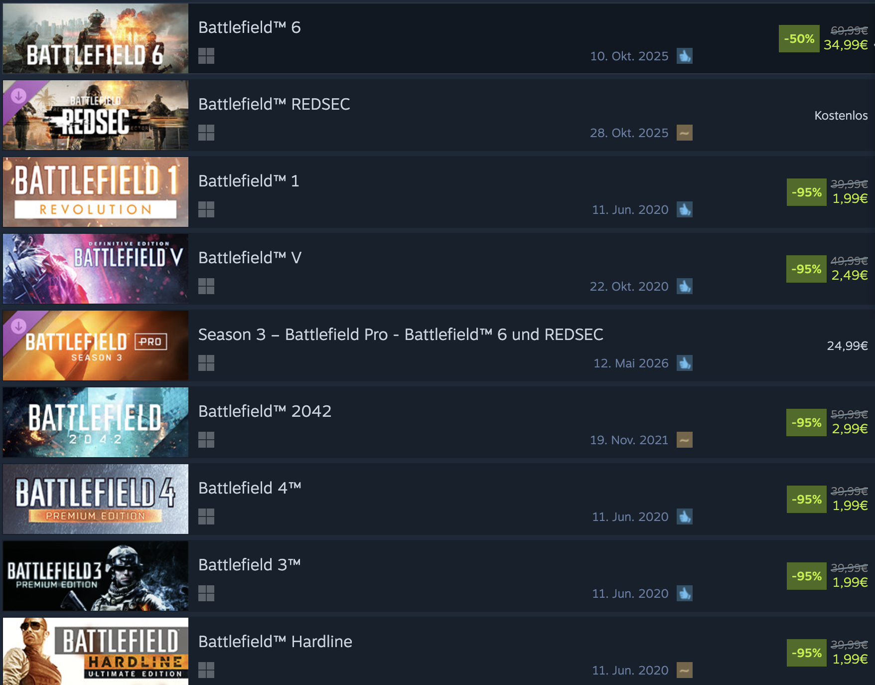 Battlefield Franchise Sale auf Steam: Bis zu 95% Rabatt auf fast alle Teile! 2 battlefield steam aktion