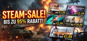 Battlefield Franchise Sale auf Steam: Bis zu 95% Rabatt auf fast alle Teile! battlefield steam sale teaser