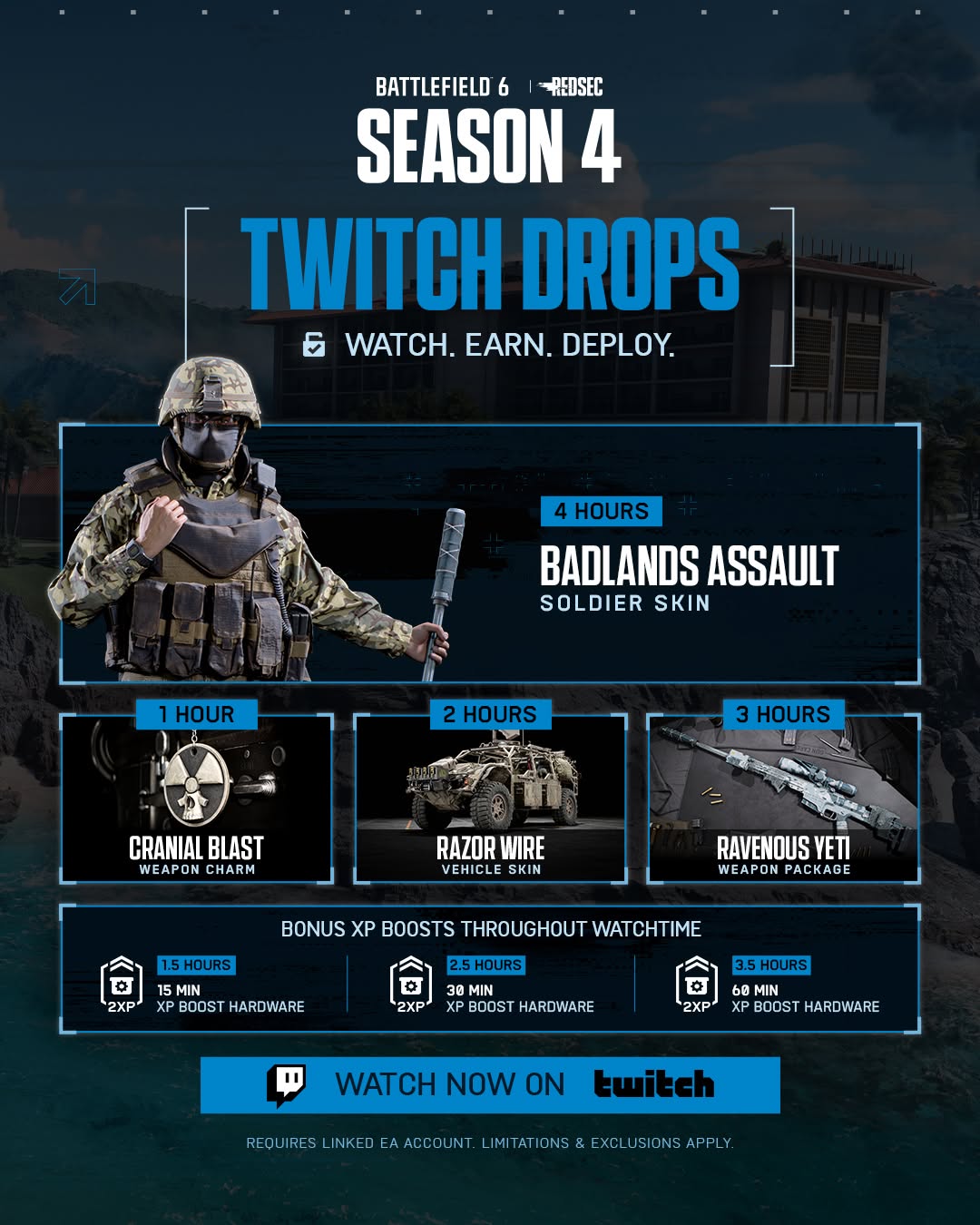 Battlefield 6 - Season 4 Twitch Drops: Alle Belohnungen und So seid ihr dabei 2 battlefield 6 season 4 twitch event