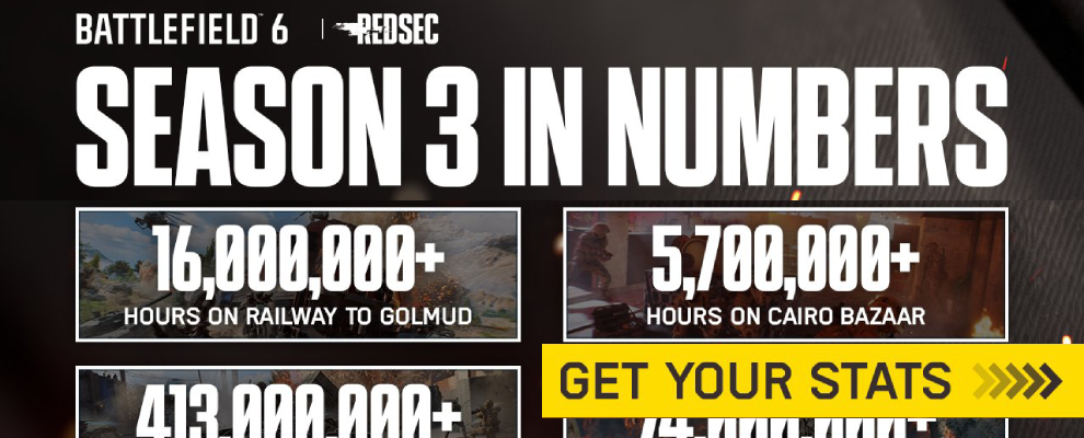Battlefield 6 und REDSEC: Die gigantischen Statistiken aus Season 3 im Rückblick 1 bf6 season3 numbers teaser