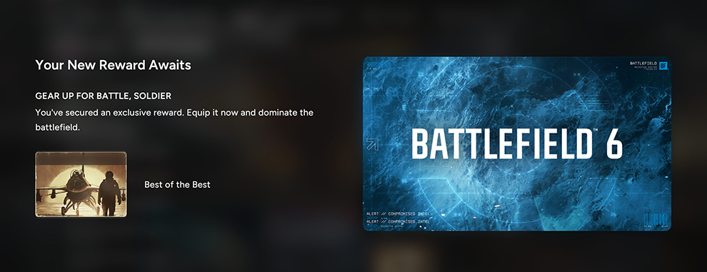 Battlefield 6: So sichert ihr euch den exklusiven "Best of the Best" Playercard-Hintergrund über die neue Discord Quest 1 bf6 discord topgun event teaser