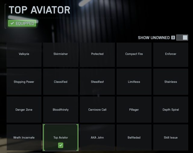 Battlefield 6: Sichert euch jetzt drei kostenlose Cosmetics (Kampfhubschrauber-Skin, Patch & mehr) 3 bf6 Top Aviator player card title