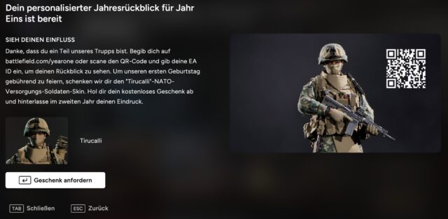 Battlefield 6 Year One After Action Report: Sichere dir den kostenlosen Tirucalli Skin 2 Tirucalli NATO Support Soldier Skin